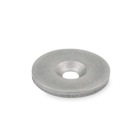 J.W. WINCO GN70-27-A-NI Disc for Magnet Stainless GN70